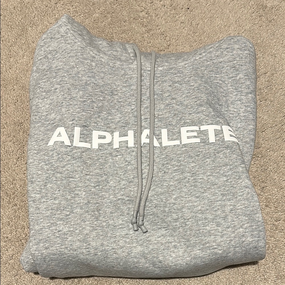 Heathered Gray Alphalete Hoodie